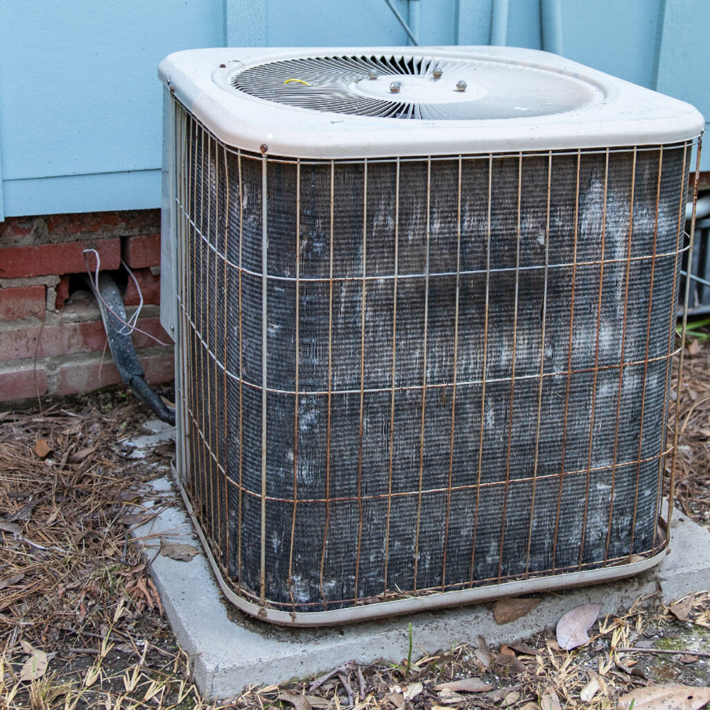 Old HVAC system in need of emergency HVAC services