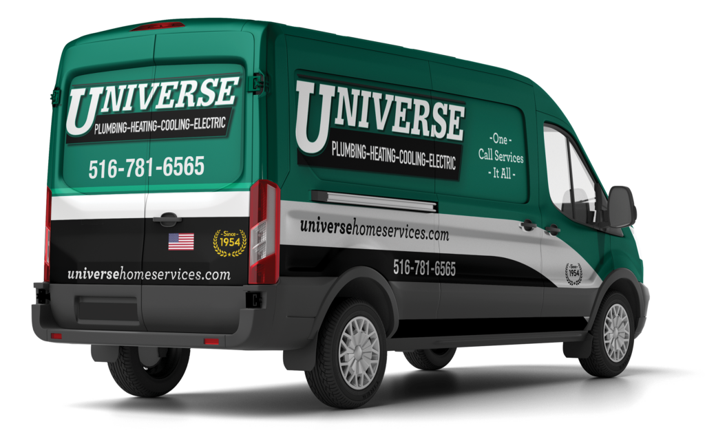 Universe Home Services green truck