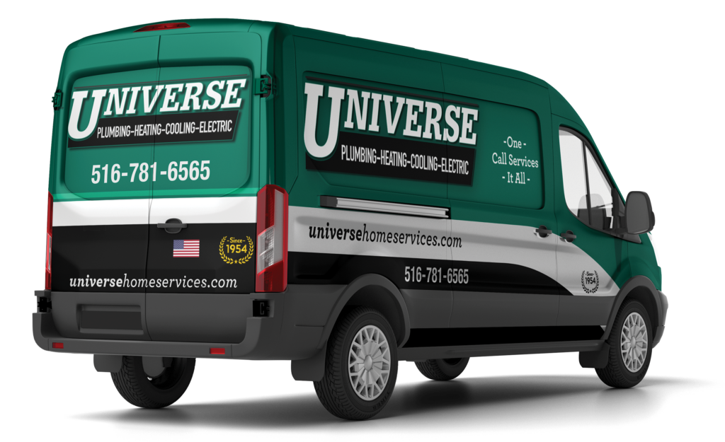 Universe Home Services green truck